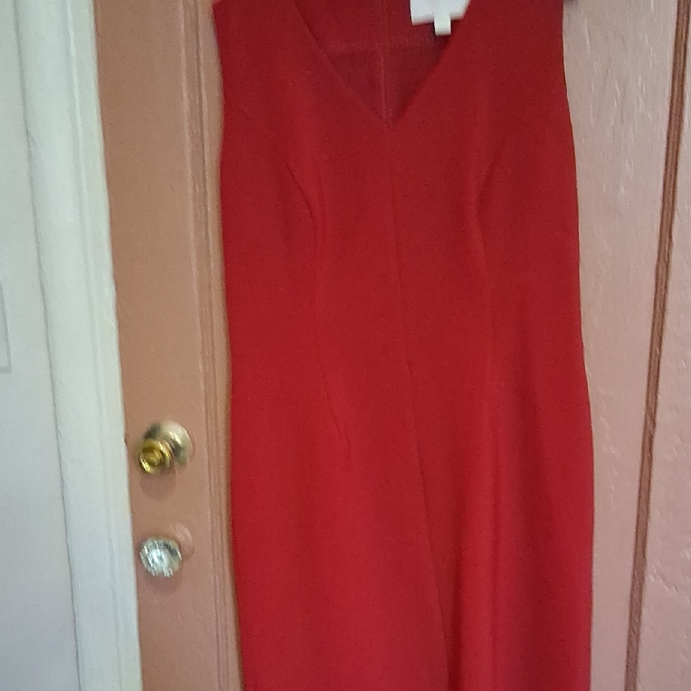 Boss Vibrant Red Knee lenght Dress